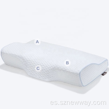 Almohada de algodón con memoria de cuello en forma de mariposa 8H H2